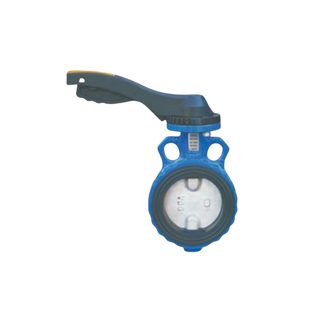 شیر پروانه ای ویفری اهرمی دریچه استیل سایز 2” (50mm) PN 16